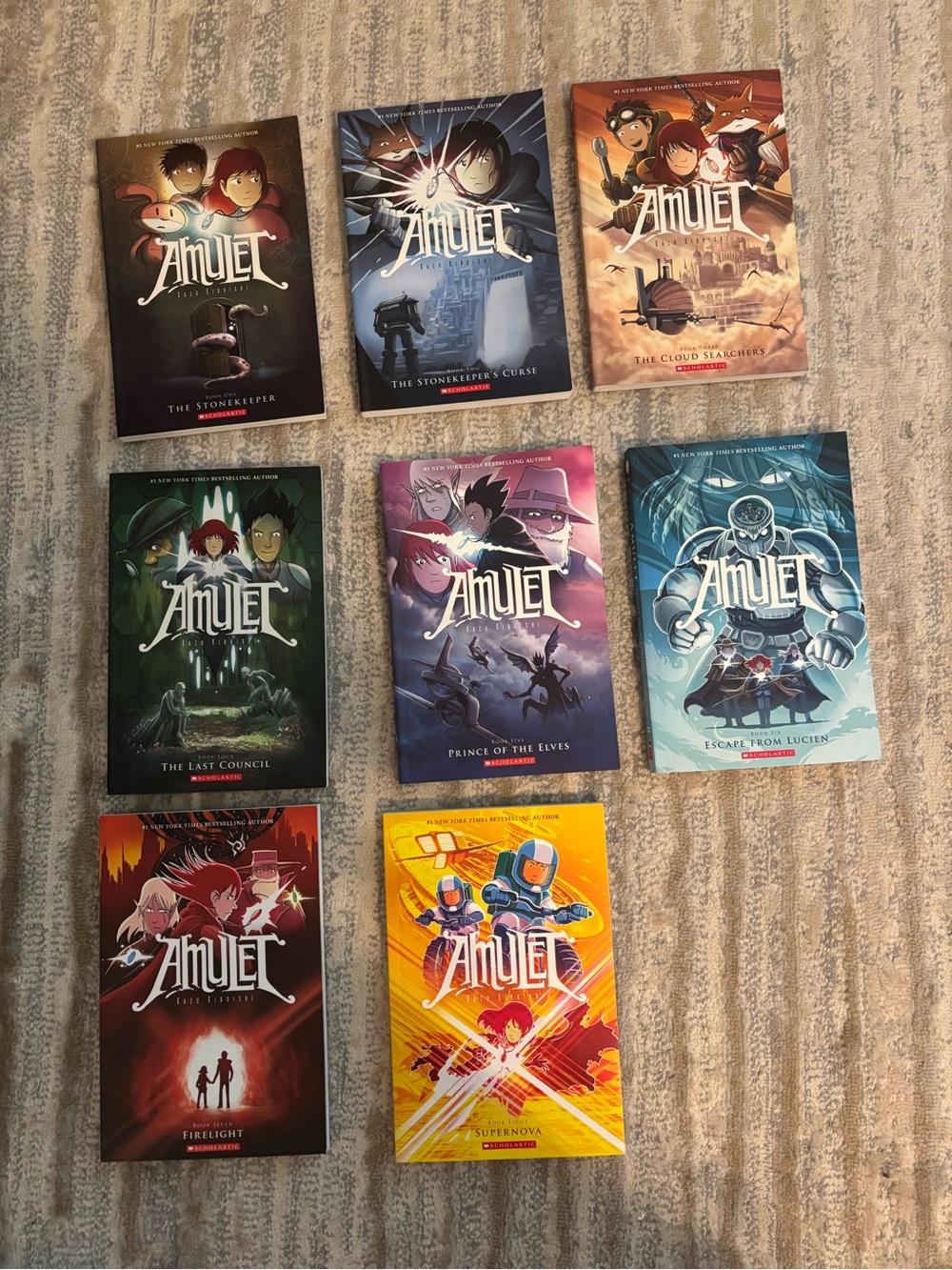 Amulet Graphic Novel Boxed Set — Colorful Fantasy Covers